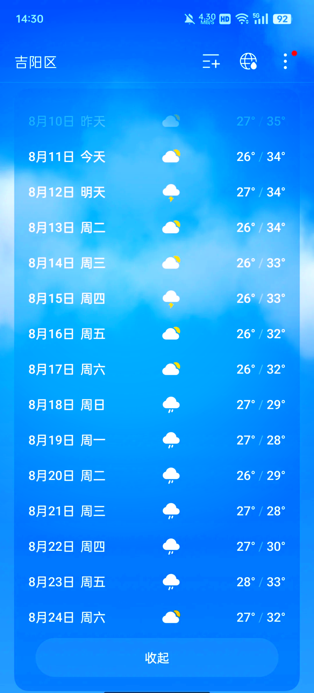 乌海市天气预报15天