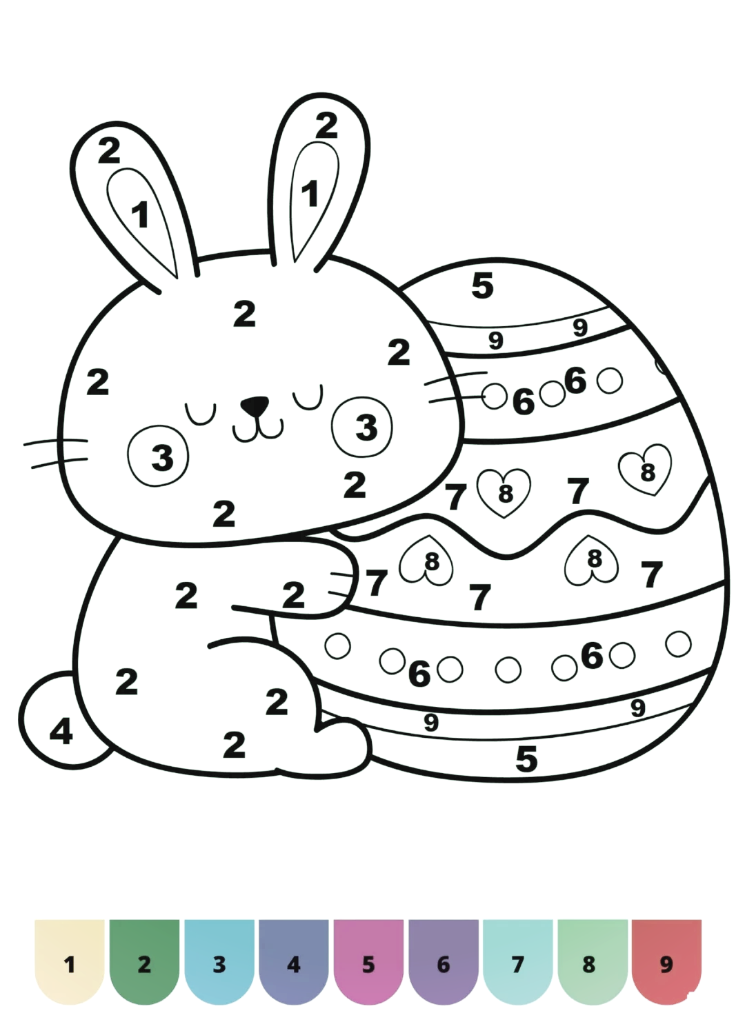 100数字简笔画