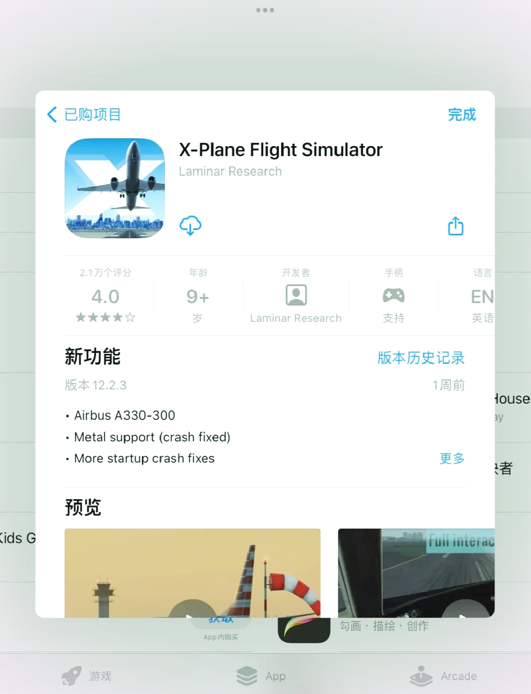 简单的飞行模拟器