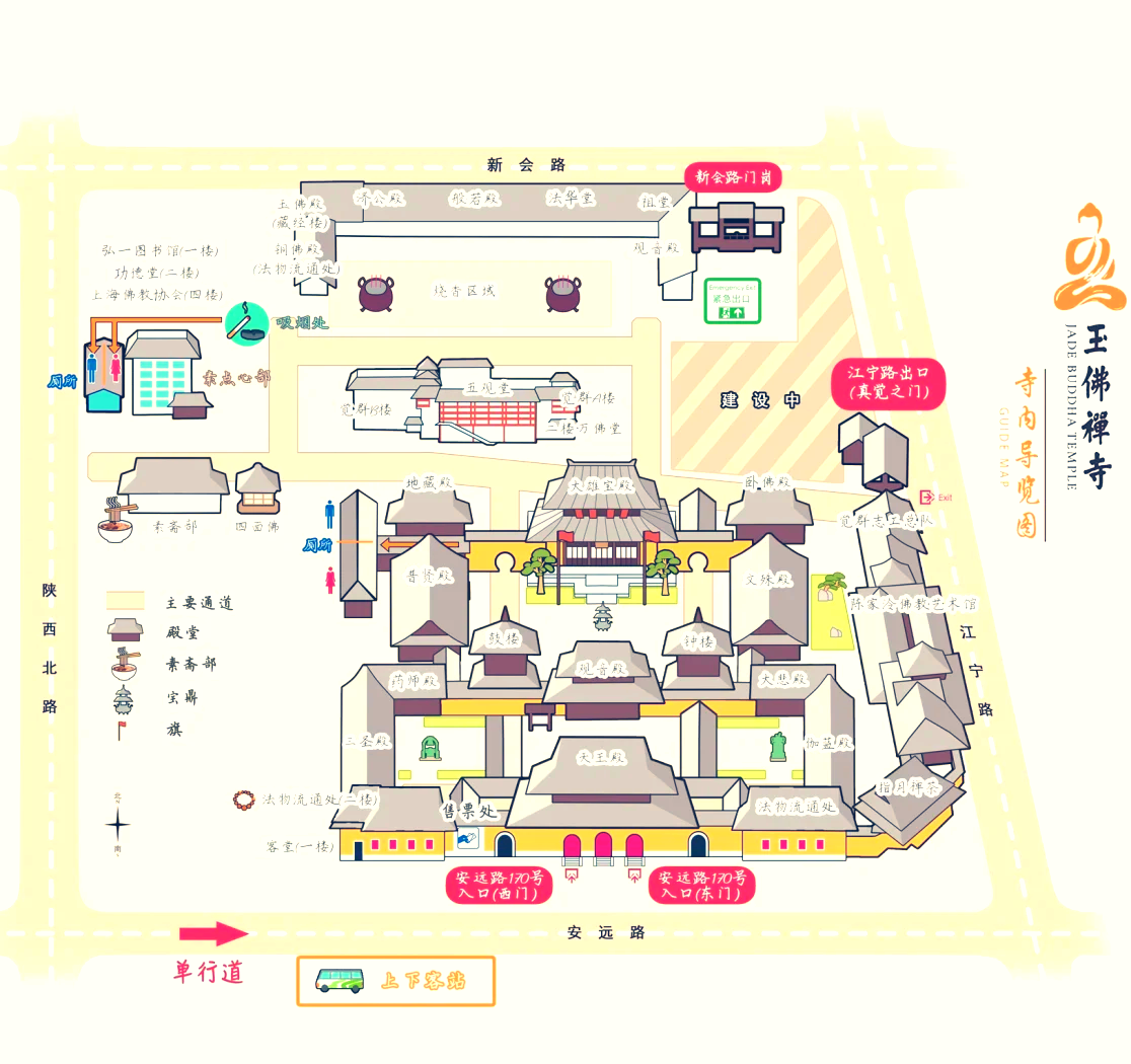 上海城隍庙布局图图片