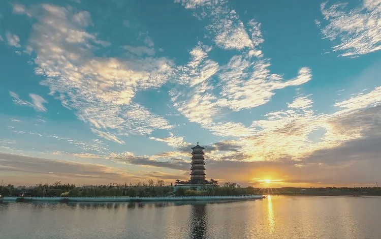 玉黛湖风景区图片