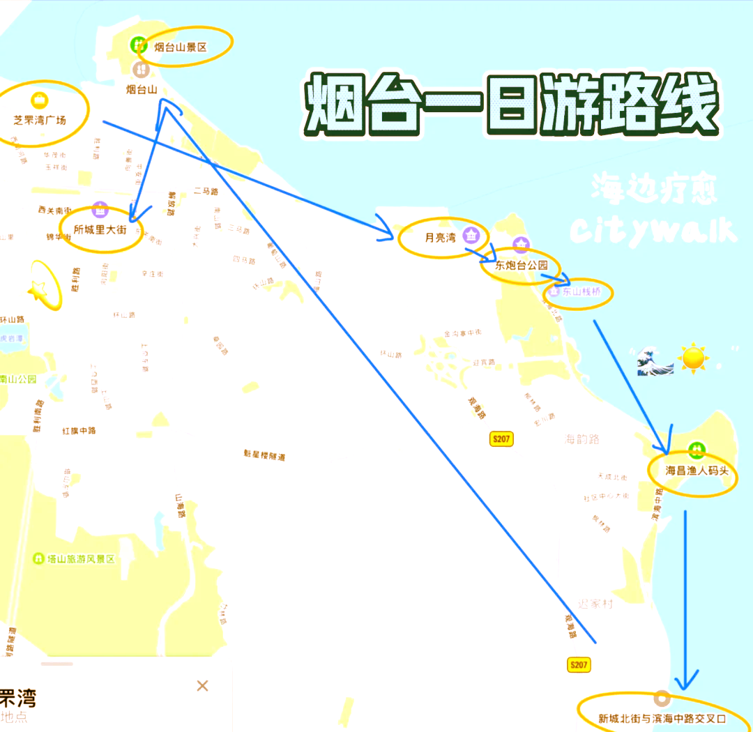 福州烟台山导览路线图图片