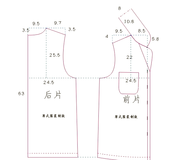 儿童睡衣裁剪方法图片