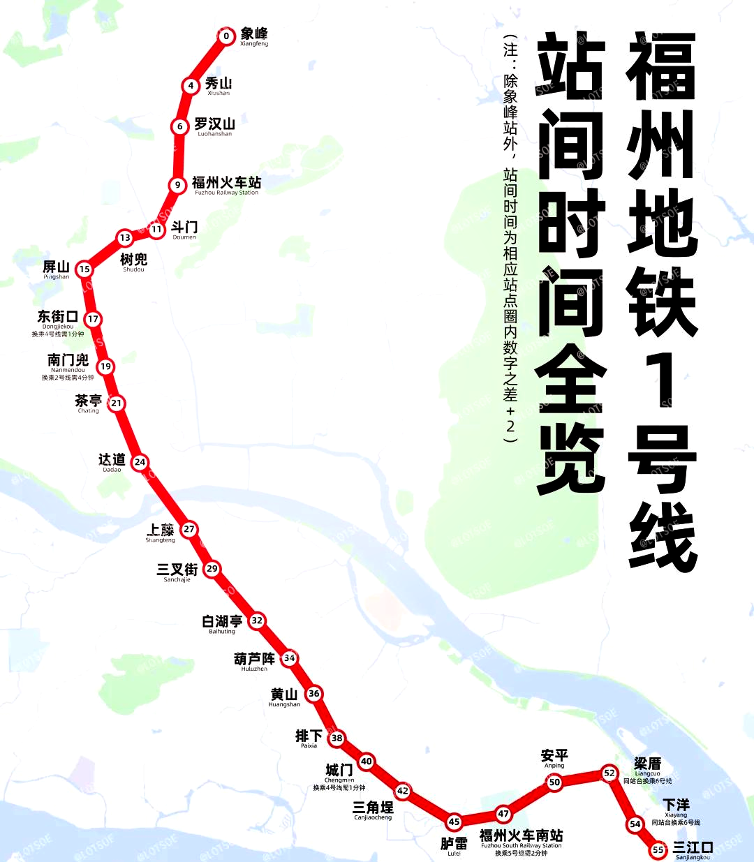 地铁1号线线路图福州图片