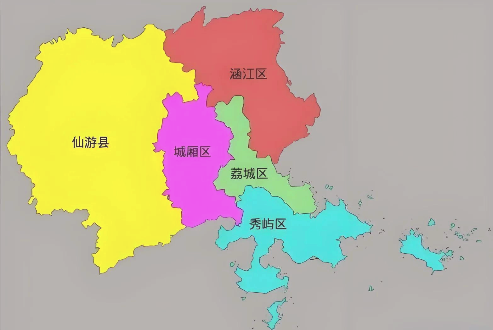 秀屿区地图图片