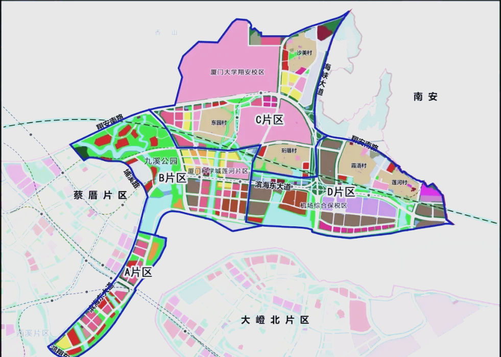 翔安南部新城最新规划图片