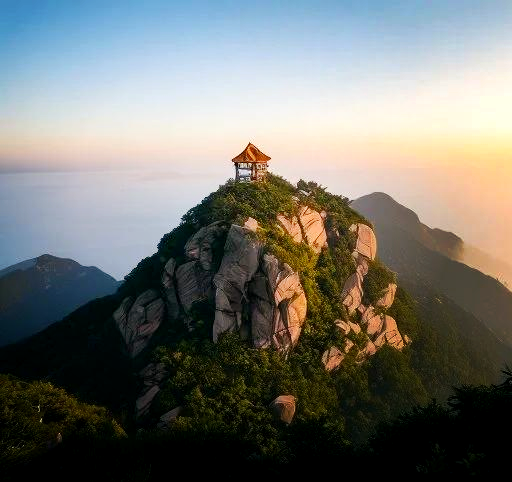 信阳鸡公山旅游攻略 07 出发前往鸡公山 早上从市区驱车前往风景