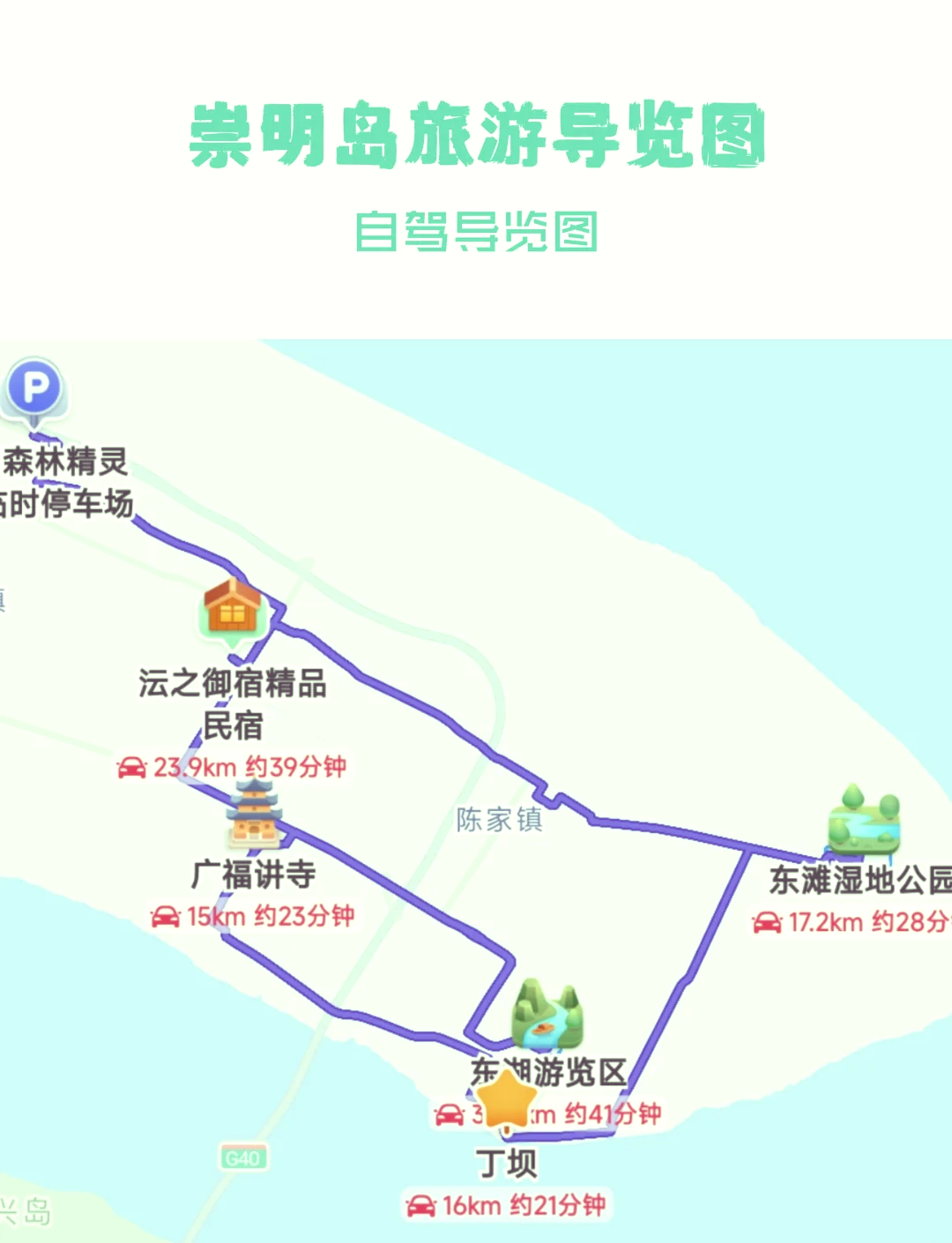 崇明环岛景观大道路线图片