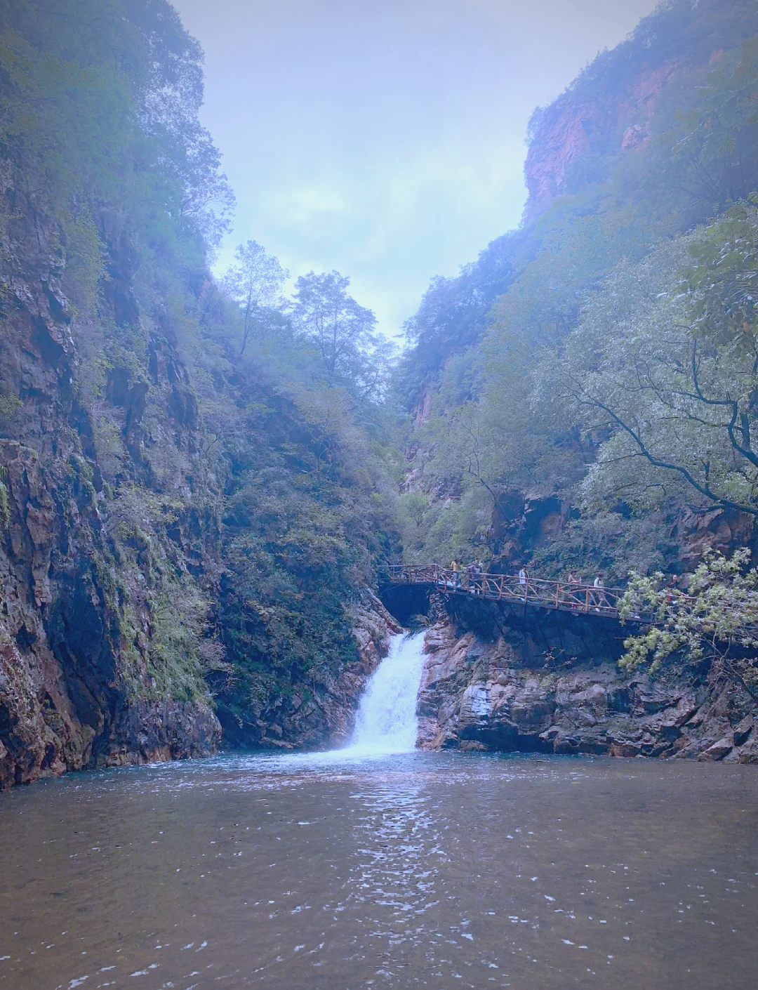 九仙山龙潭湖图片