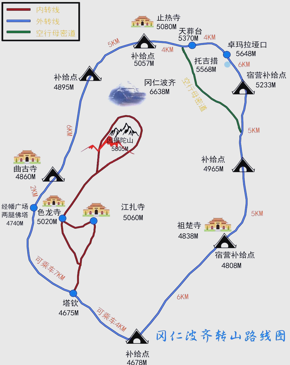 冈仁波齐地图位置图片