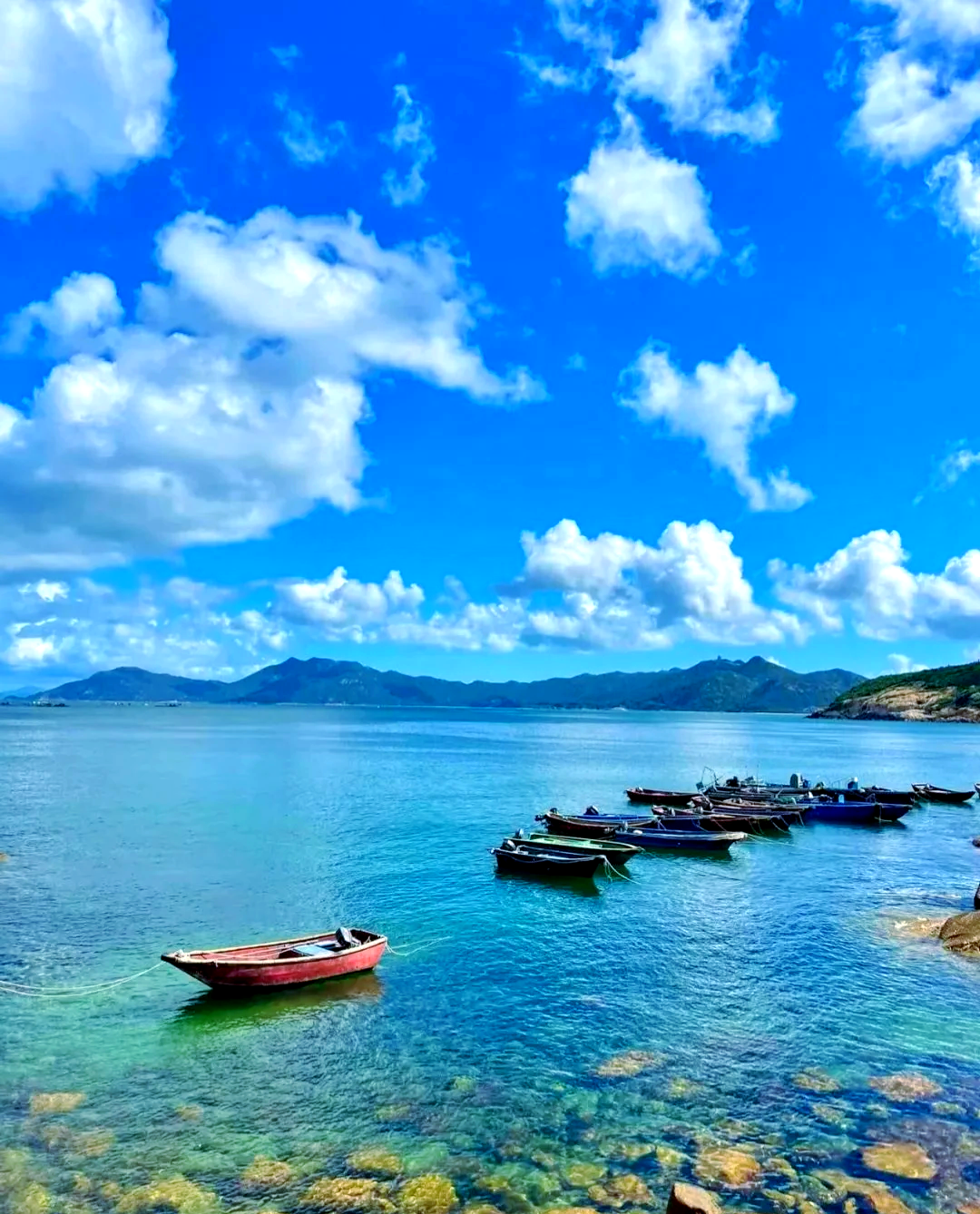 台山的海滩景点图片