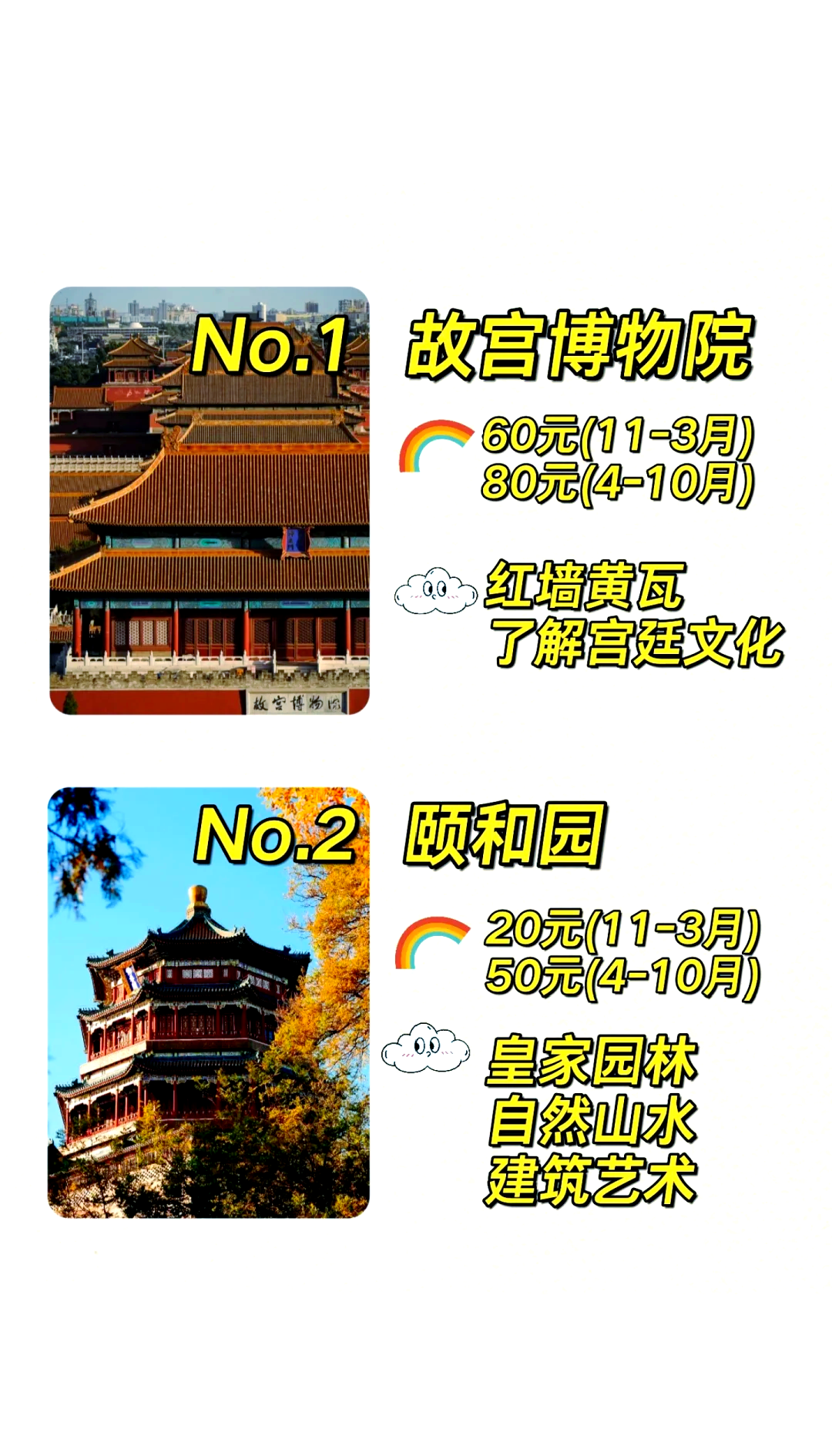 北京十大旅游景点排名图片