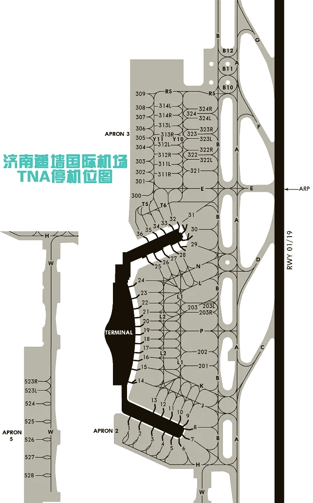 遥墙机场登机口示意图图片