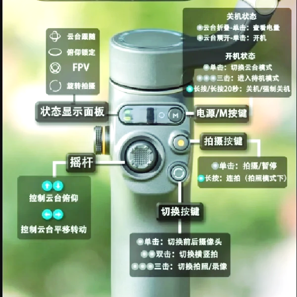 大疆osmo云台教程图片