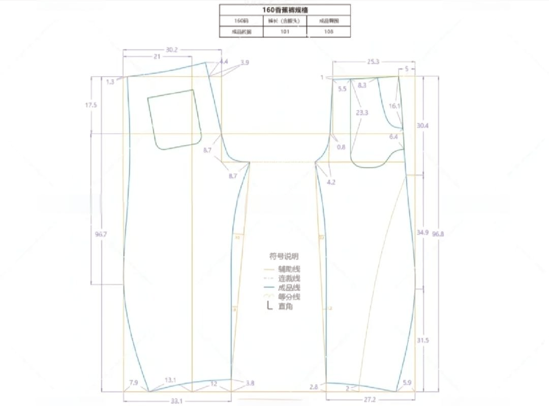 女休闲裤的裁剪方法图片