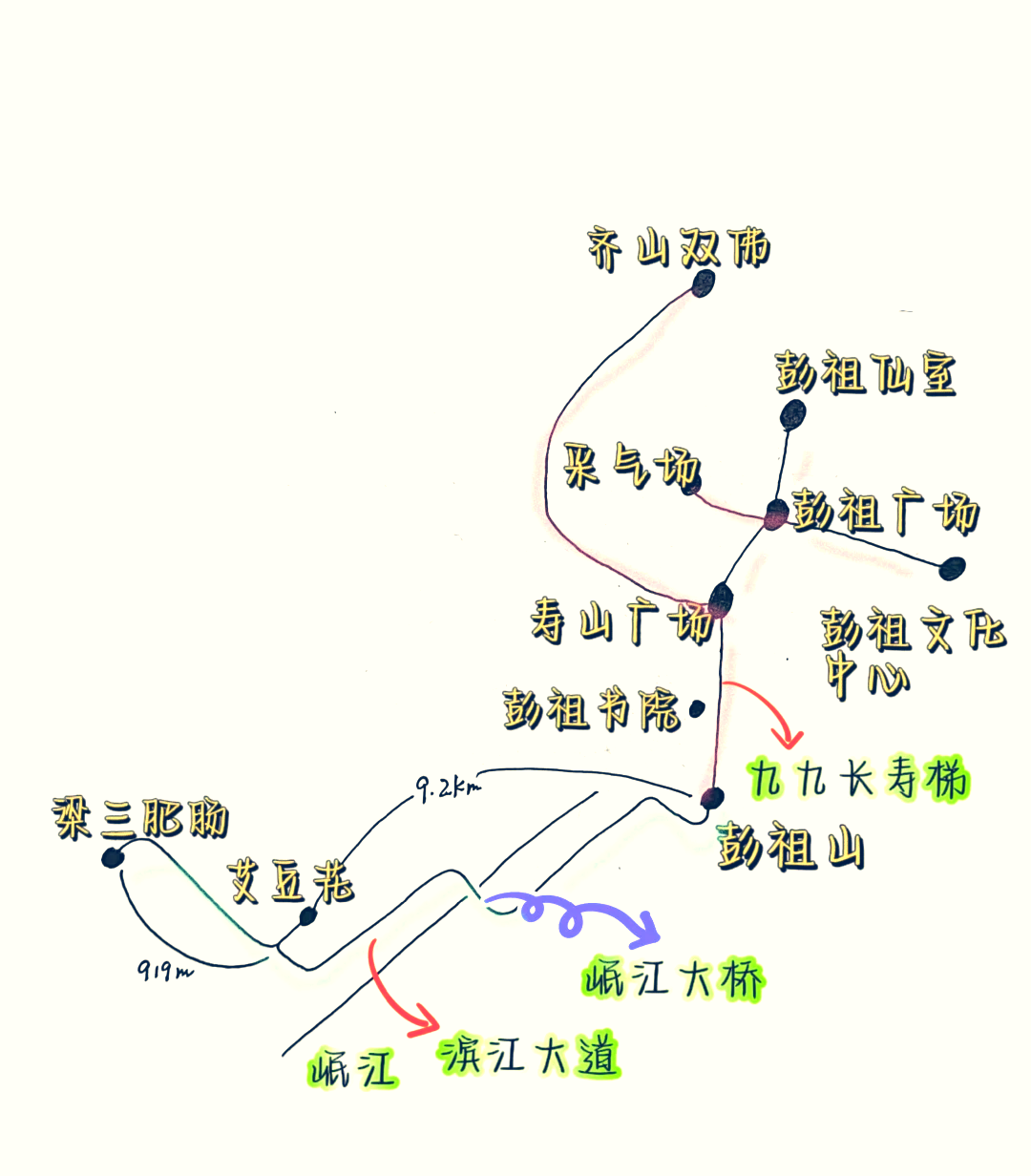 彭祖山地图图片