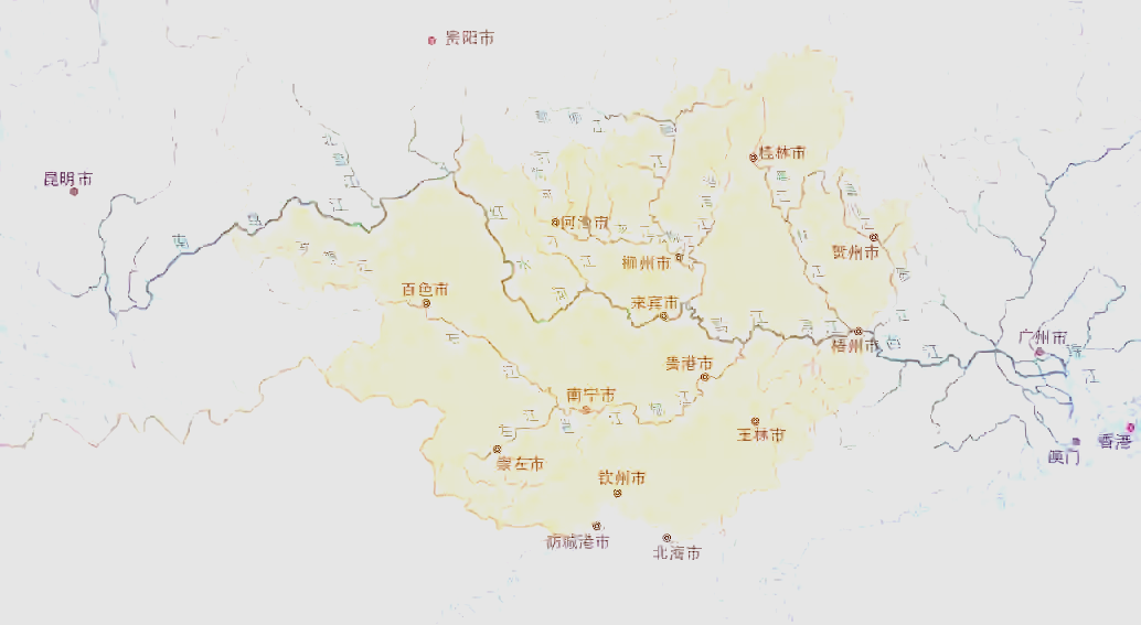 广西西江地图图片