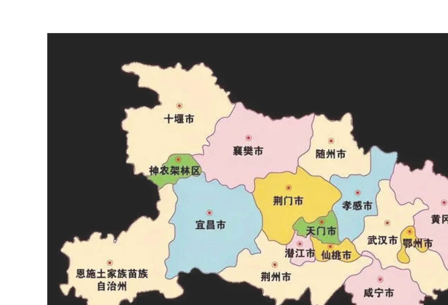 湖北恩施地理位置图片