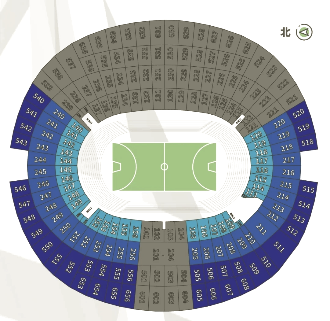 鸟巢体育馆座位图片
