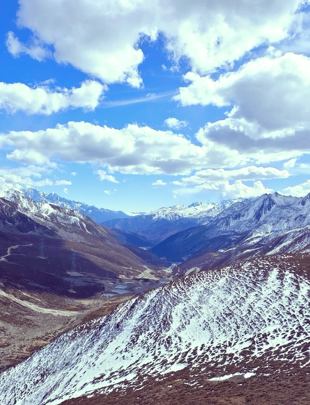 折多山现景图片