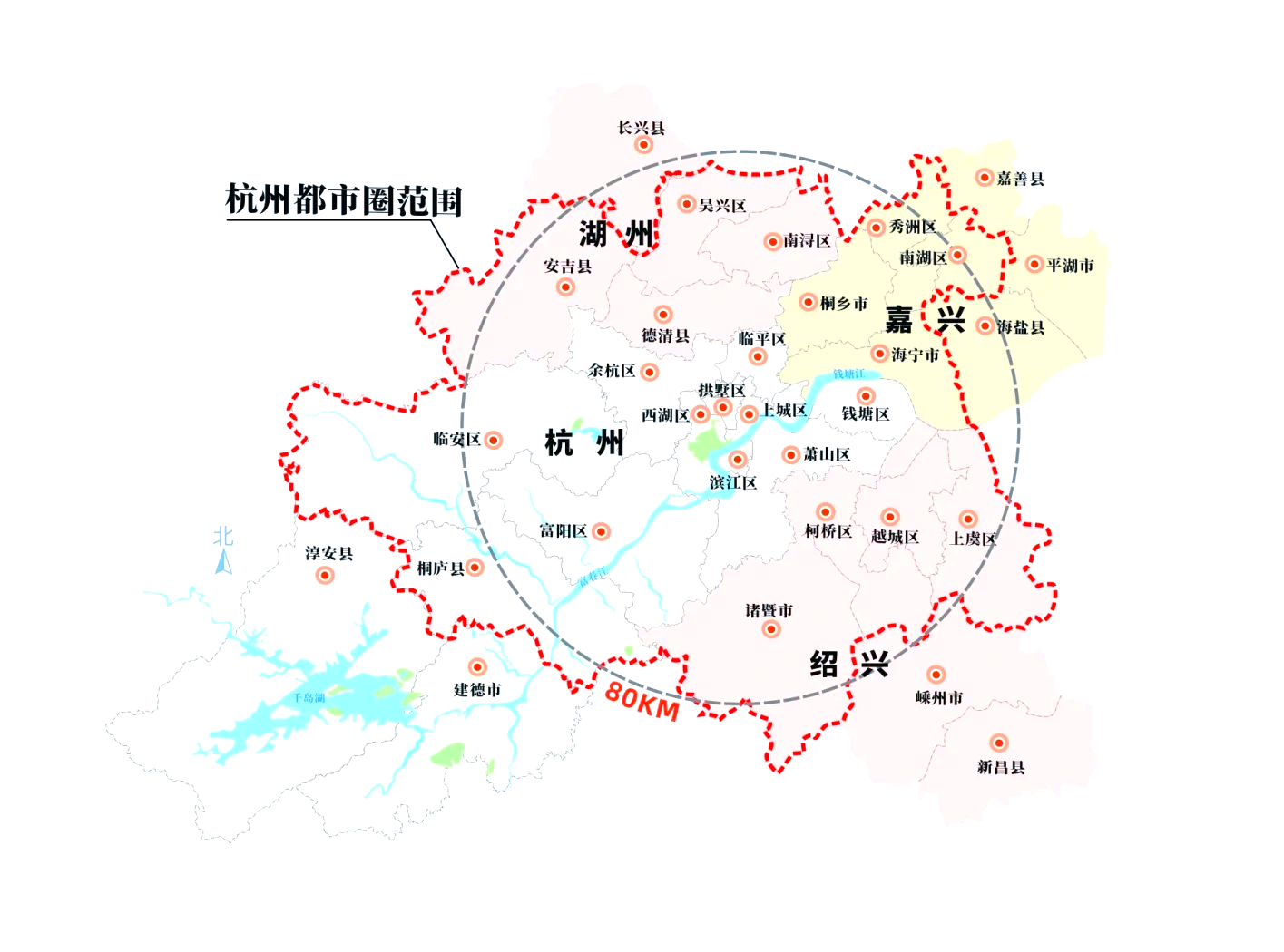 2021杭州市区地图图片