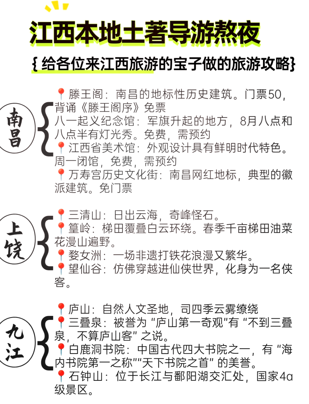 江西必玩 大景点深 度解析相关图片1