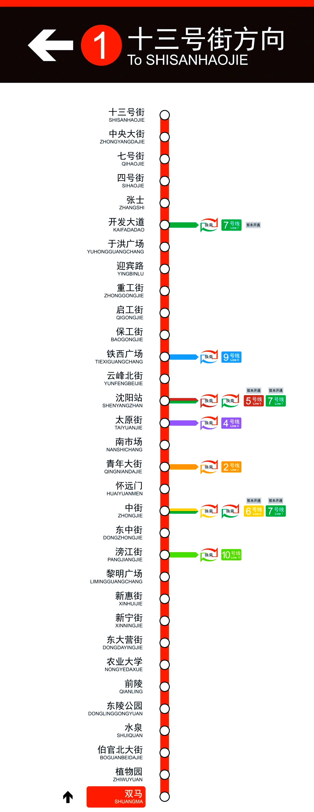 地铁一号线线路图图片