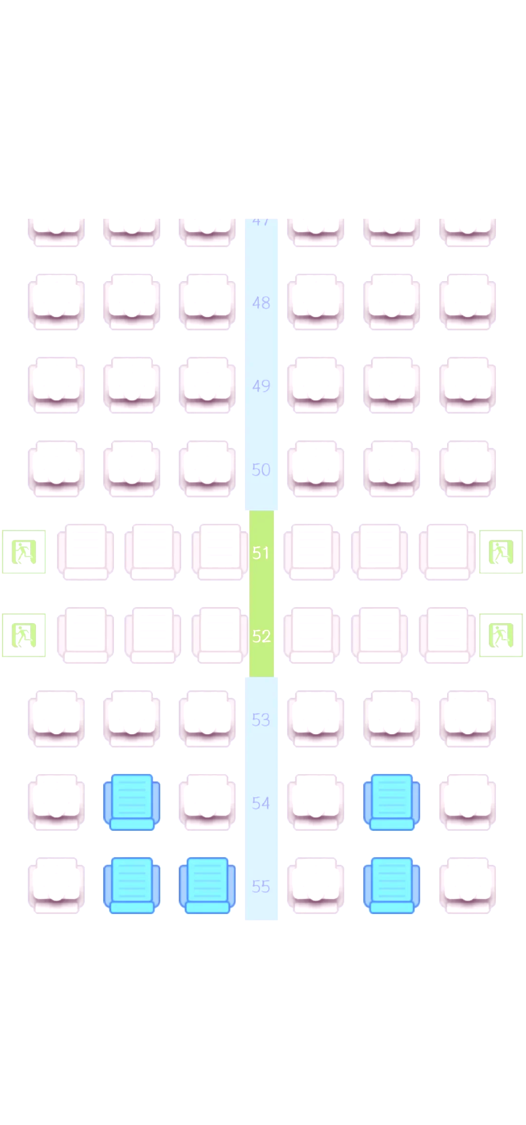 波音737最佳座位图片