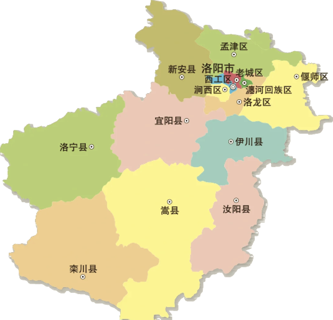 新洛阳市区版图2021图片