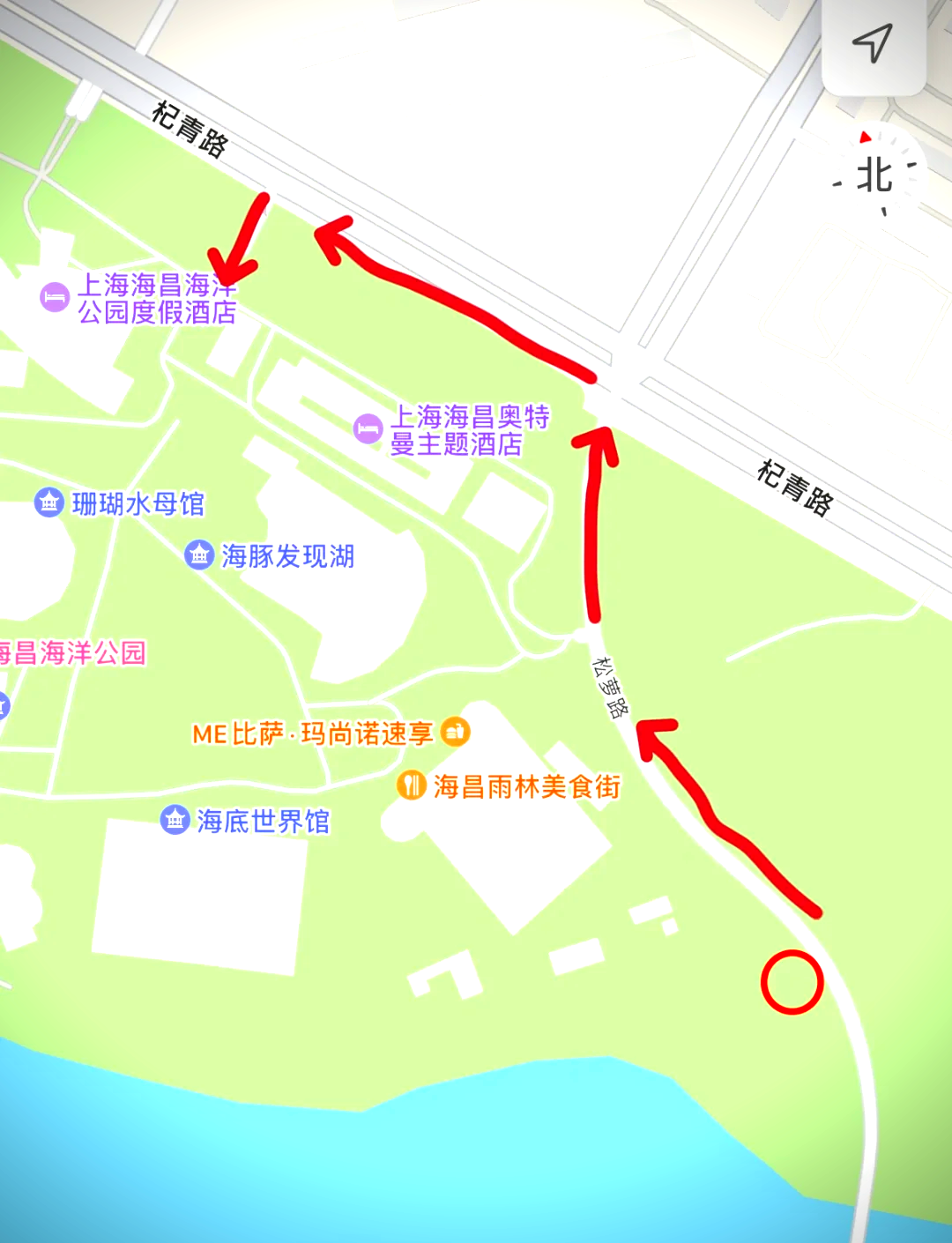 海昌公园平面图图片