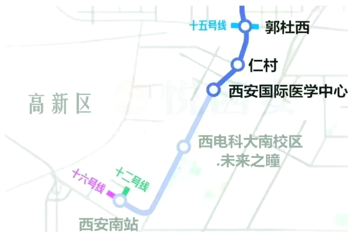 西安地铁6号线运行图图片