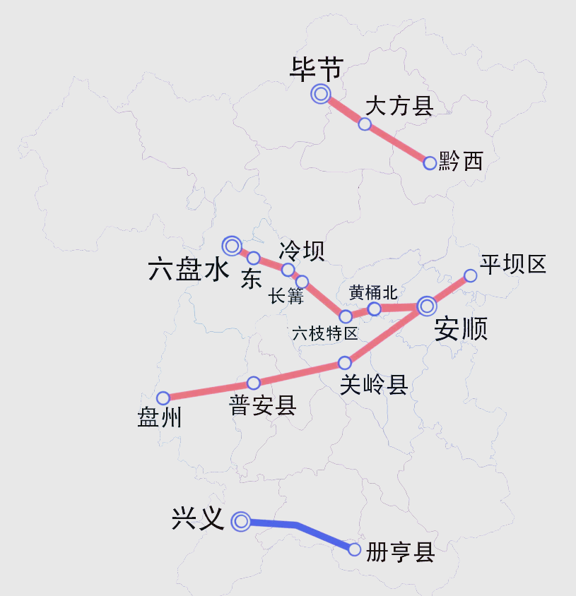 贵州铁路路线图图片