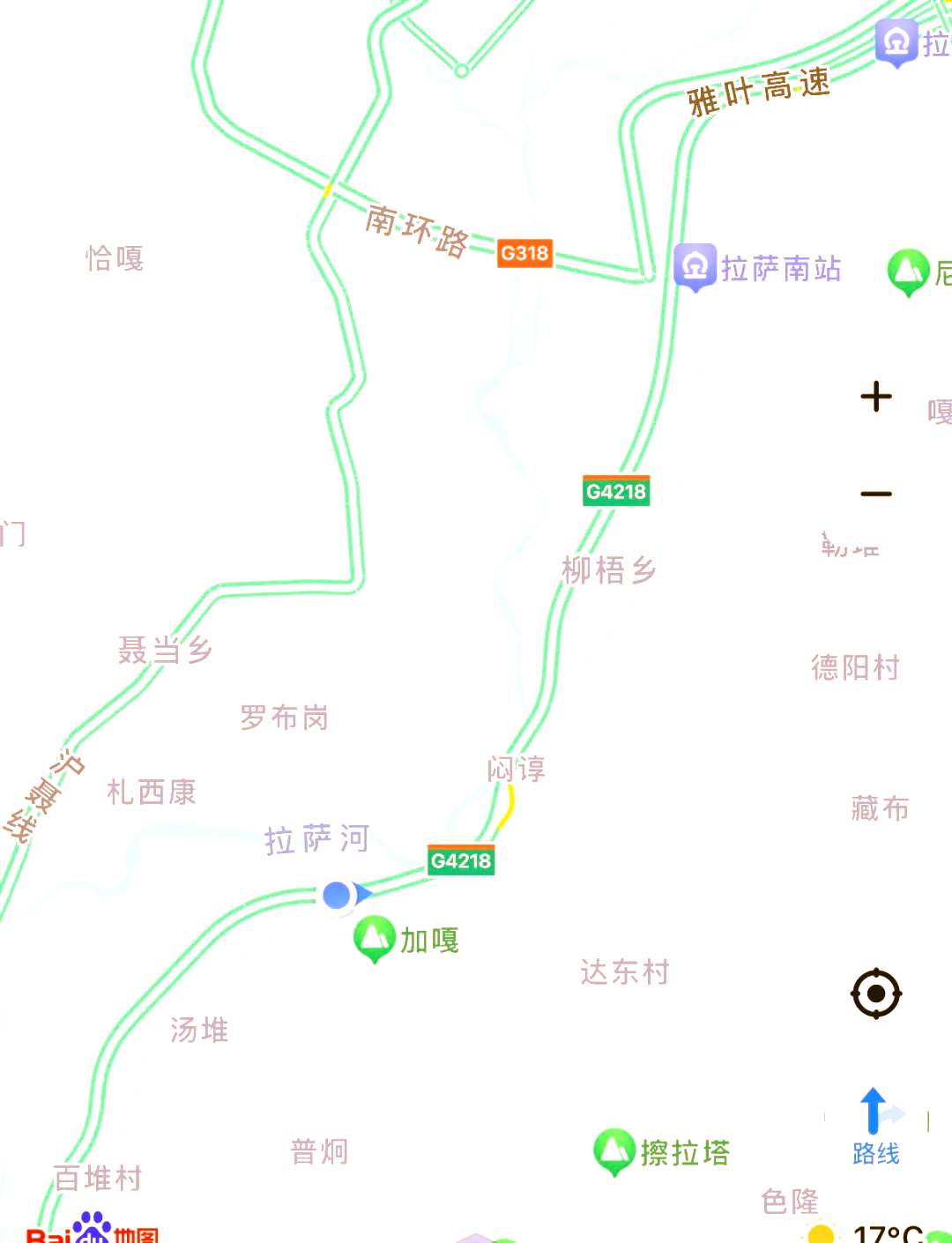 拉萨贡嘎机场地图图片