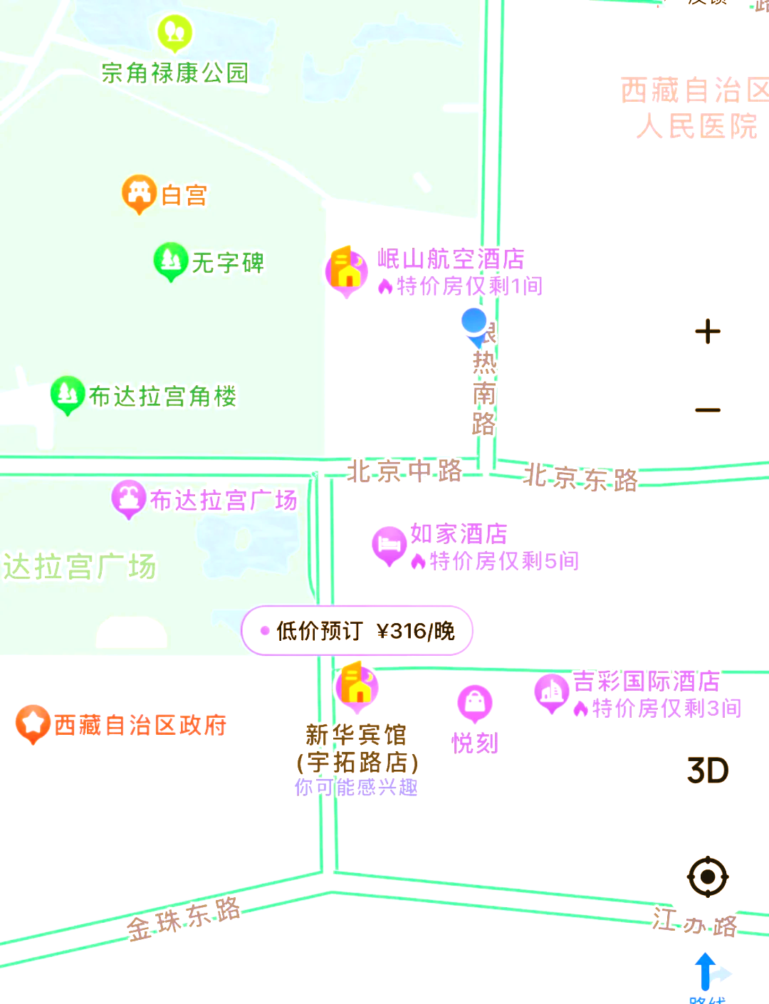 拉萨贡嘎机场地图图片