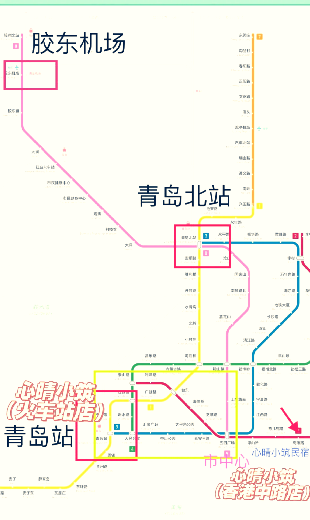 青岛604路线路图图片