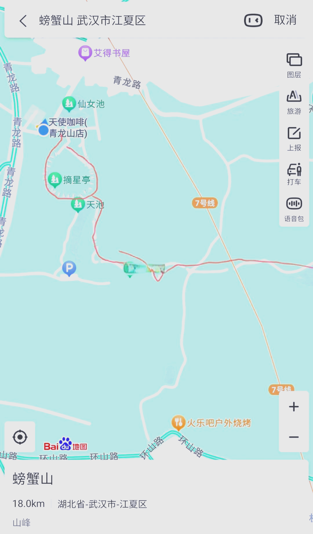 青龙山森林公园地图图片