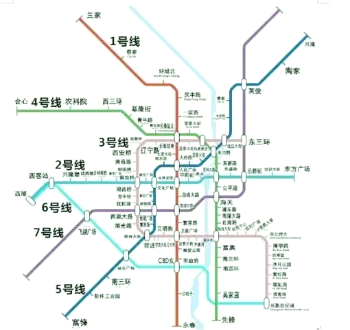 长春地铁五号线规划图片