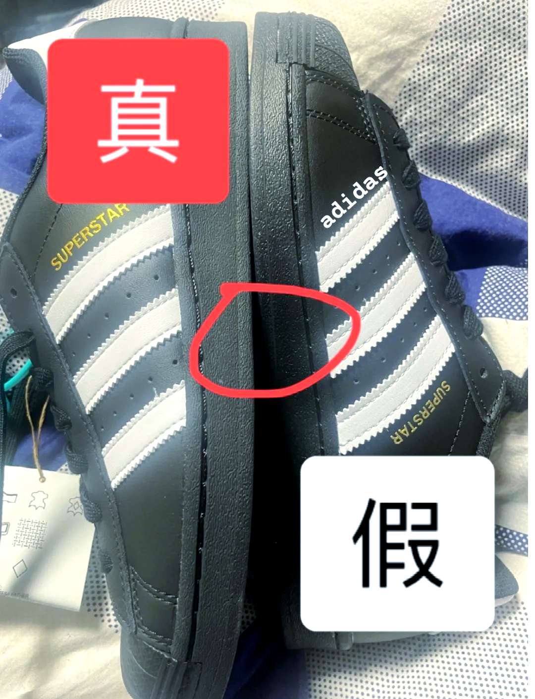 adidas越南版真伪图片