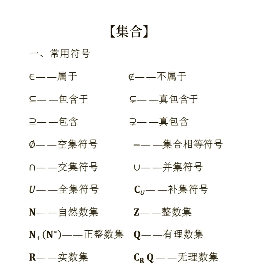 数学符号读法大全图片