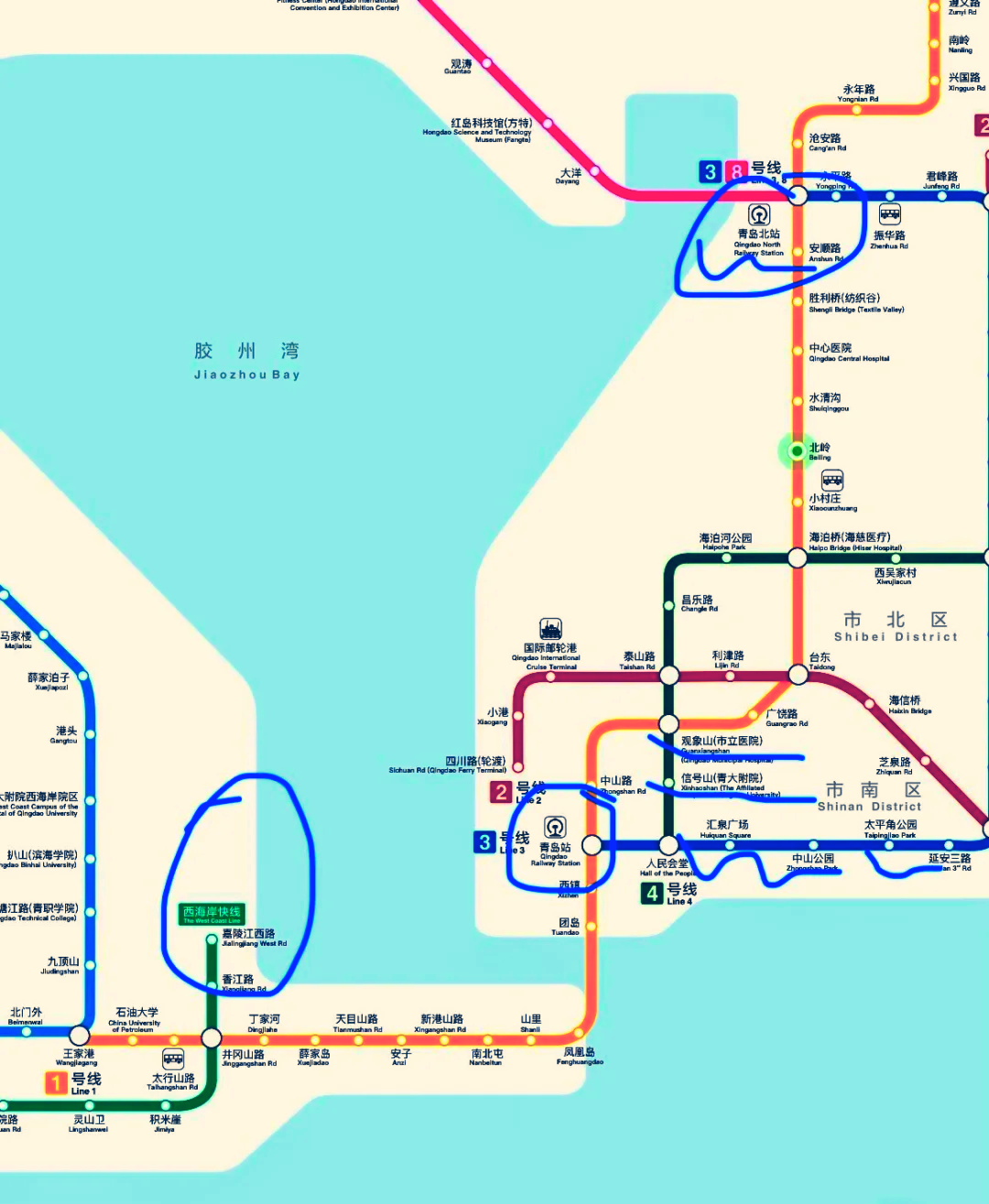 青岛黄岛区地铁线路图图片