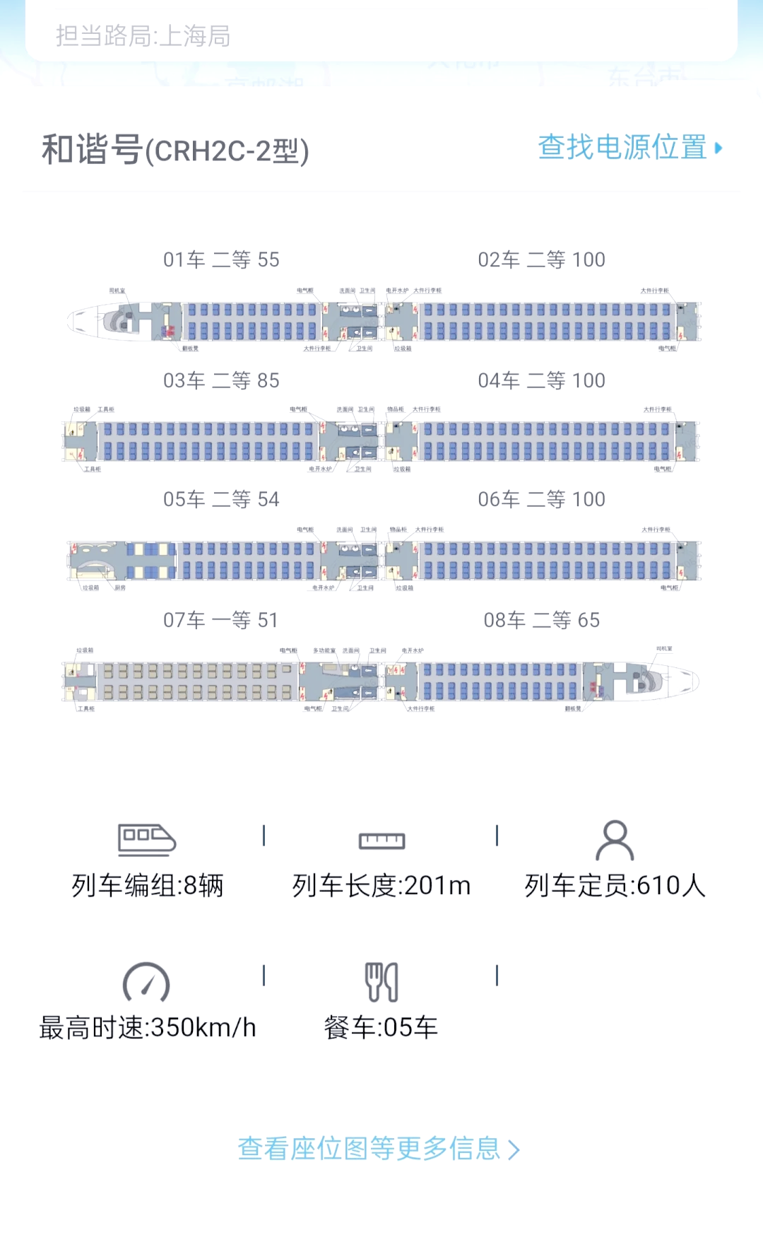 crh2c车厢图片