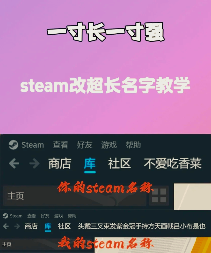 steam个人资料名称图片