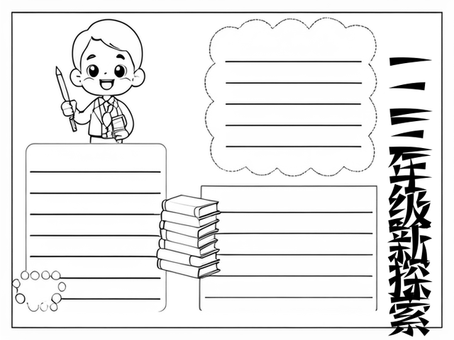 一二三年级手抄报简单~一二三年级新探索 一二三年级是我们小学生活的